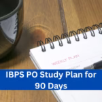90-day study calendar outlining IBPS PO 2025 preparation strategy across subjects and exam phases