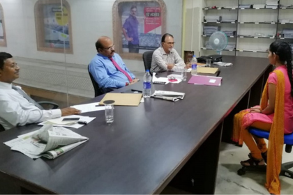 Candidate answering panel questions during mock interview as part of IBPS PO 2025 interview preparation