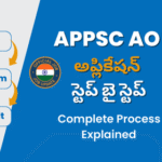 APPSC AO 2025 application process step-by-step