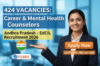 EdCIL Andhra Pradesh Counsellor Recruitment 2026 - Apply Online for 424 Counsellor Vacancies in Andhra Pradesh